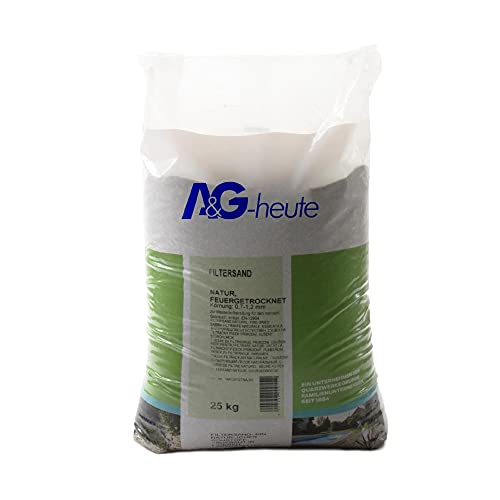 25kg A&G-heute Filtersand für Sandilter 0,7-1,2 mm