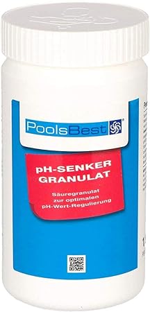 POOLSBEST pH-Senker Granulat - 1,5 kg Dose