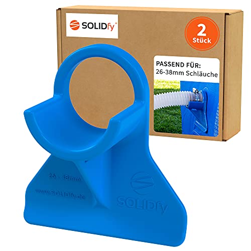 Halterung für Poolschläuche 2 Stück für je 26-38 mm von SOLIDfy