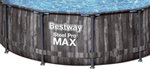 Stahlgerüst mein einghängter Poolfolie des Bestwayx Steel Pro MAX Pool 5616C