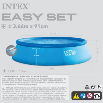 Intex pool 366x91 mit pumpe - Vertrauen Sie dem Gewinner