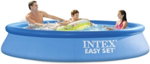 Familie spielt im Intex Easy Pool 305x61 cm
