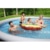 Menschen planschen im Bestway Fast Set Pool Rattanoptik - 396x84 cm inkl. Pumpe
