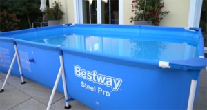 Bestwaay Pool 300 x 200 Frame von der Seite
