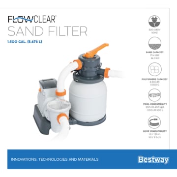 Bestway Sandfilteranlage Flowclear 5,7 m³