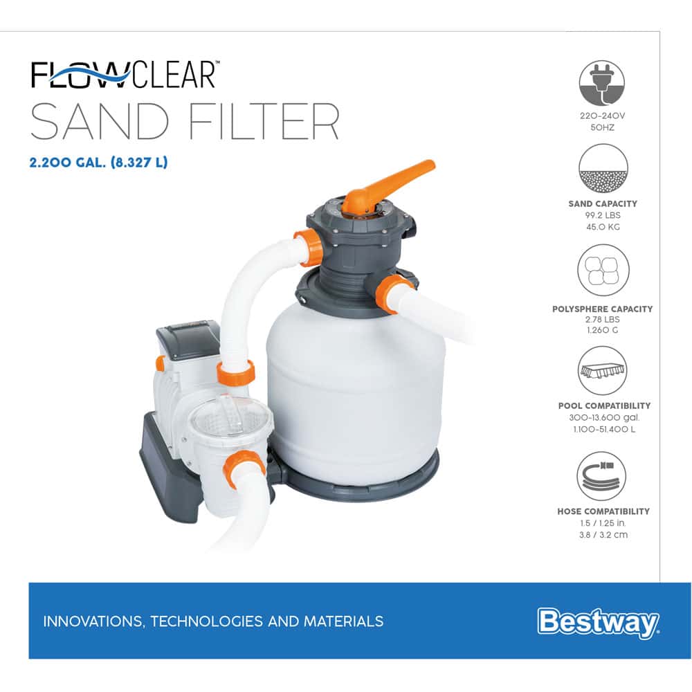 Bestway Sandfilteranlage - Flowclear 8,3 m³