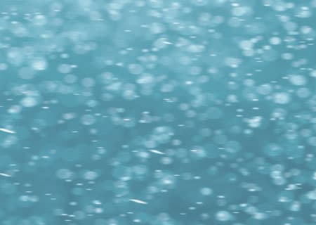 Weisse Flocken im Pool