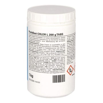 1kg Poolsbest Chlortabletten 200 - je 200g - 92% Aktivchlor