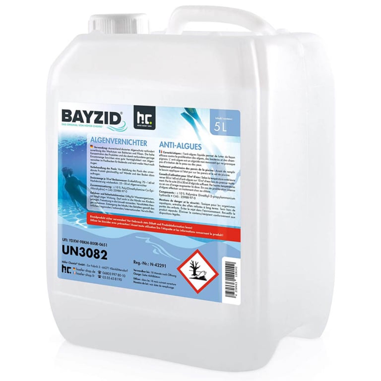 5 Liter Hoefer Chemie Bayzid Algizid Algenmittel gAL