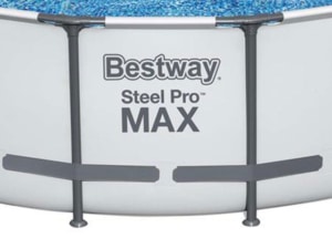 Ausschnitt des Bestway Power Steel Pool 56462 – 549x122cm Set inkl. Pumpe