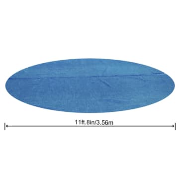 Maße der Bestway® Flowclear™ PE-Solarabdeckplane Ø 356 cm, blau, rund