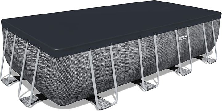 Bestway Power Steel Pool Rattanoptik 488x244x122cm Set Bestway Power Steel Pool Rattanoptik 488x244x122cm Set