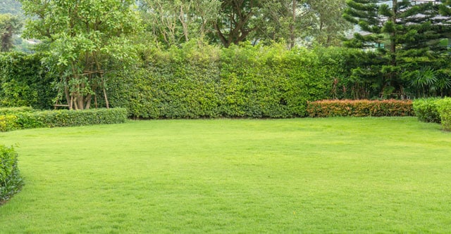 Ebene Gartenfläche passend für einen Frame Pool