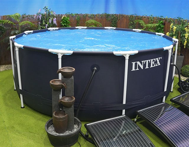 Intex 366x122 cm Frame Pool mit Solarfolie