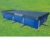 Intex Abdeckplane 450x220 cm rechteckig über dem Pool im Garten