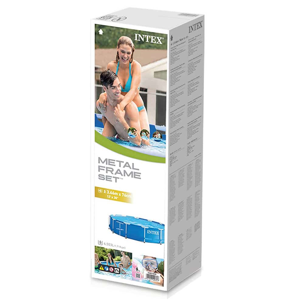Verkaufsverpackung des Intex Frame Pool 28210 - 366x76cm