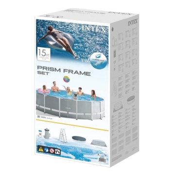 Verkaufsverpackung des Intex Frame Pool 28242 - 457x122cm Set inkl. Pumpe