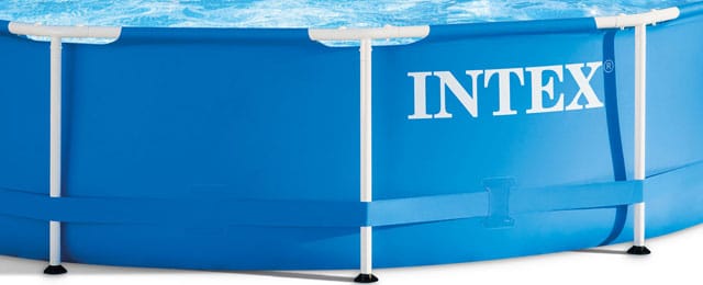 Gestell und Folie des Intex Frame Pool - 366x76cm inkl. Pumpe