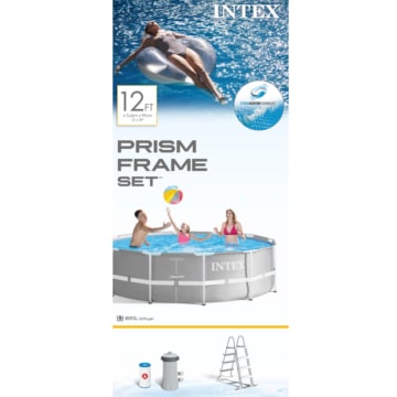 Komponenten des Intex Prism Frame Pool 26716 - 366x99cm Set inkl. Pumpe