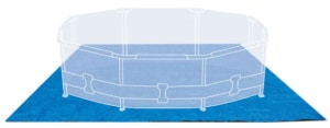 Poolfolie und das Gestell des Intex Prism Frame Pool 26726 – 457x122cm Set inkl. Pumpe