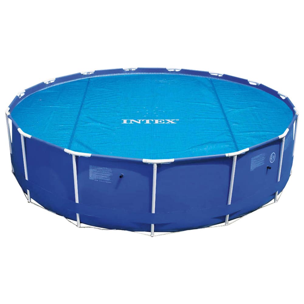 Pool mit Intex Solarfolie 457 cm für Swimming Pools Ø 448cm