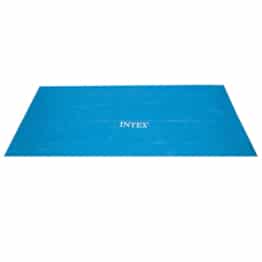 Ausgebreitete Intex Solarfolie 975x488 cm und 956x488cm