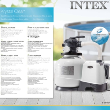 Intex Pumpe des Intex XTR Frame Pool 26340 - 732x132cm Set inkl Pumpe
