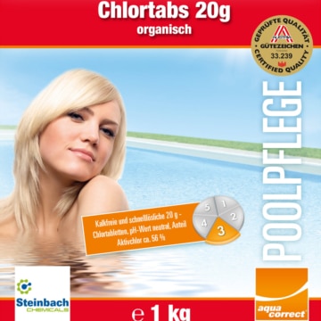 Steinbach Chlortabs 20 Desinfektion 1kg je 20g