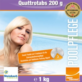 Steinbach Quattrotabs 1kg je 200g langsamlöslich