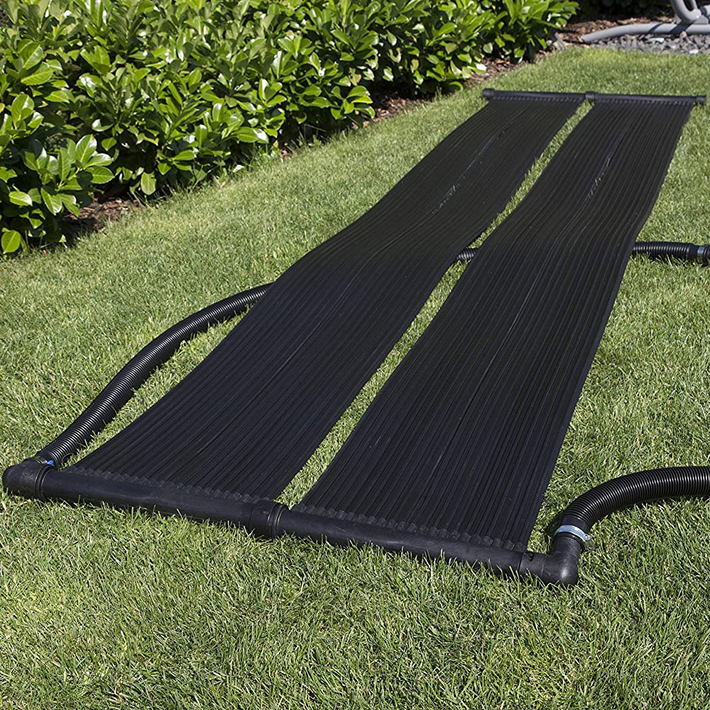 Im Garten ausgelegte Steinbach Solarmatte 049126 - 400x140 cm Solarheizung
