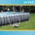 Salzwassersystem am Pool im Garten aufgebaut Intex Salzwassersystem 26680 + Sandfilter Kombo Krystal Clear 10 m³ / h