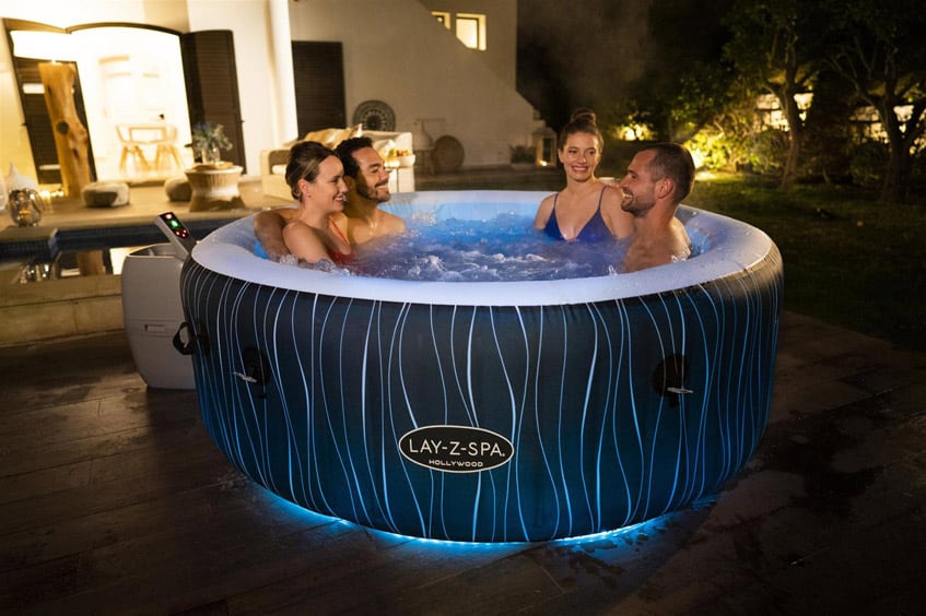 LED Lichter des Bestway LAY-Z-SPA Hollywood AirJet LED-Whirlpool
