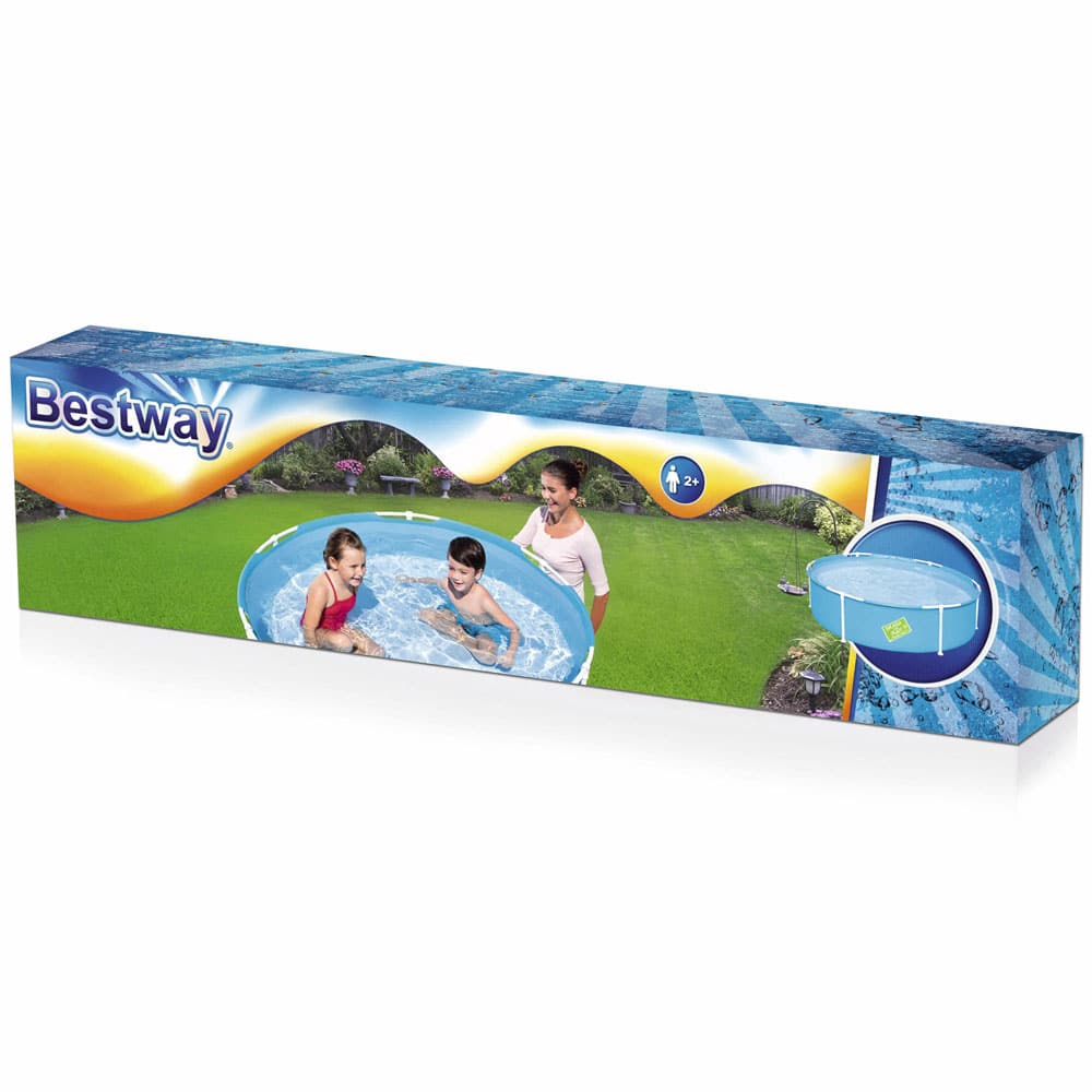 Verkaufsverpackung des Bestway® My First Frame Pool, Kinderpool, 152 x 38 cm