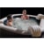 Zwei Mensch unterhalten sich im Pool mit Intex LED Beleuchtung für PureSpa Jet & Kombi Modelle