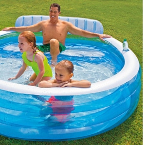 Intex Schwimm Center Family Lounge Pool mit Sitzbank
