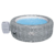 LAY-Z-SPA® Honolulu AirJet™ Whirlpool, 196 x 71 cm, 4-6 Personen, rund, graue Rattan-Optik