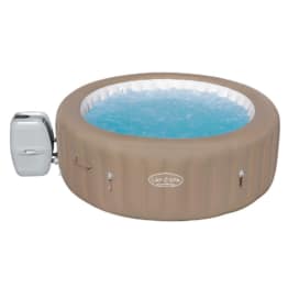 LAY-Z-SPA® Palm Springs AirJet™ Whirlpool, 196 x 71 cm, 4-6 Personen, rund, Taupe