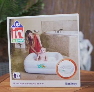 Bestway Up, In & Over Baby Duschbadewanne, 86 x 25 cm