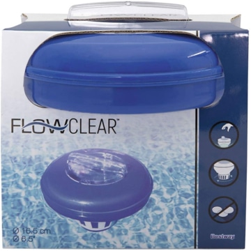 Verkaufsverpackung des Bestway Flowclear™ Dosierschwimmer, 16,5 cm