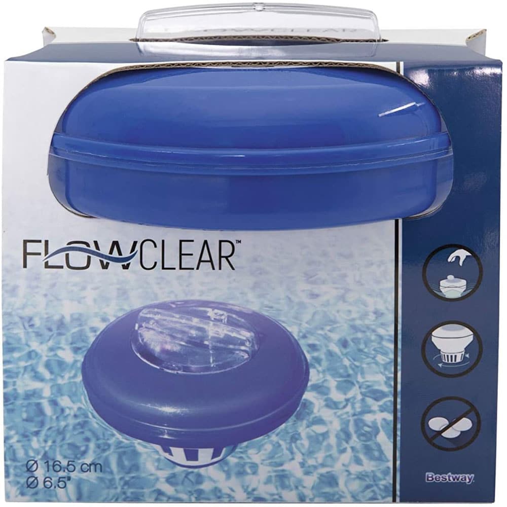 Verkaufsverpackung des Bestway Flowclear™ Dosierschwimmer, 16,5 cm