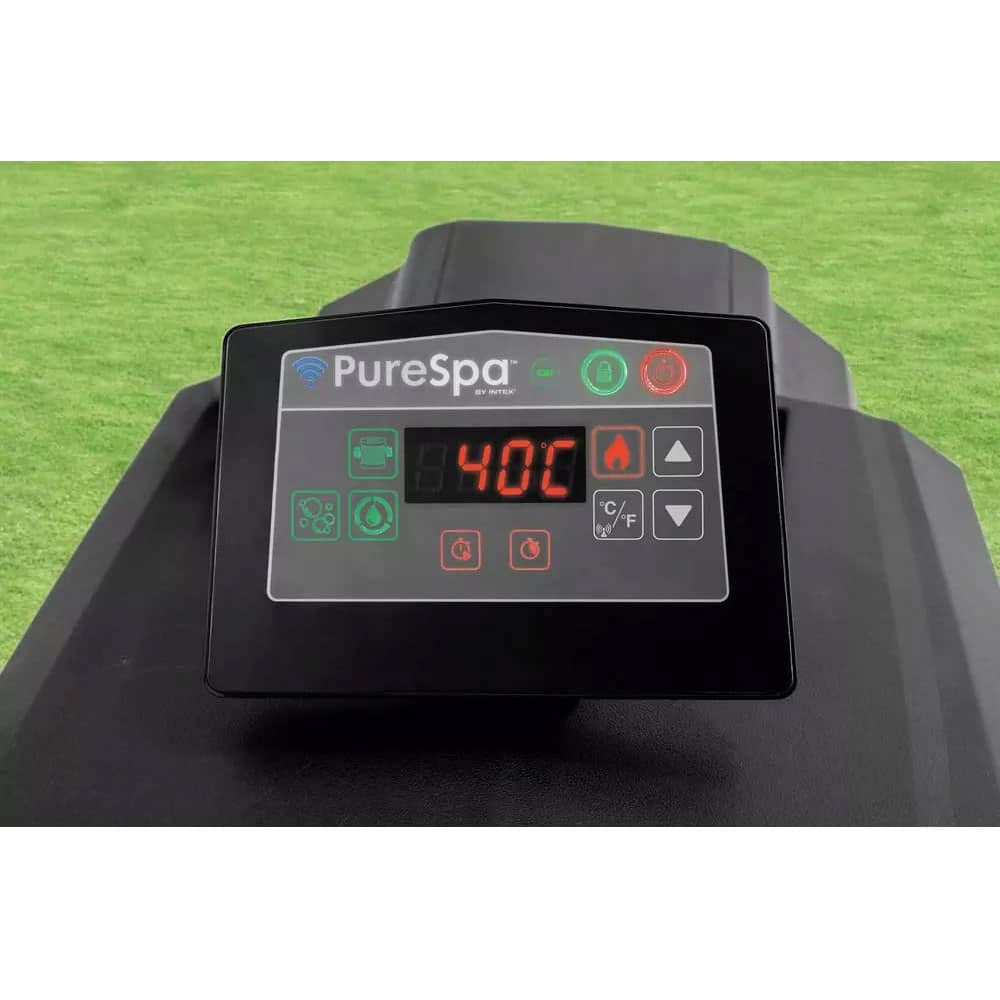 Digitales Display des Intex PureSpa Greystone Deluxe - Klein