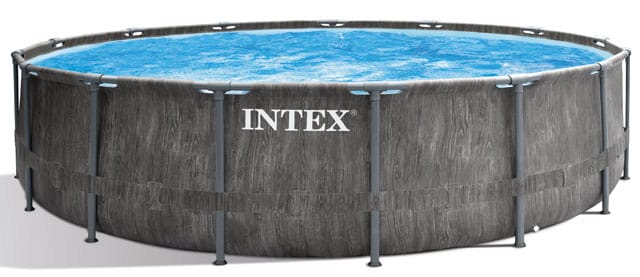 Intex Frame Pool 457x122cm Greywood Set inkl. Pumpe - 26742