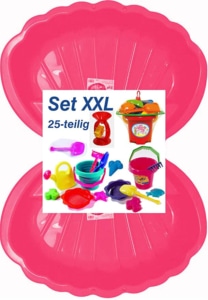 thorberg Sansmuschel XL mit viel Spielzeug