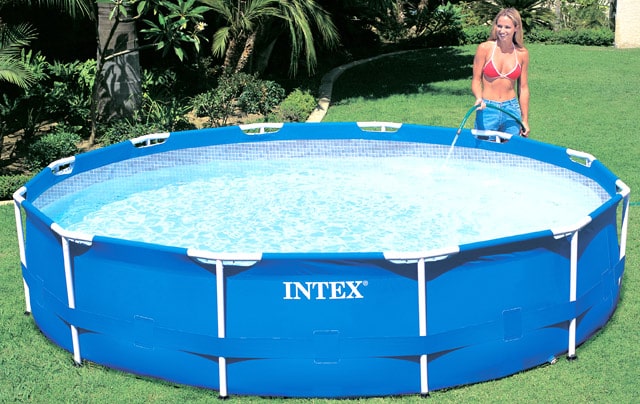 Einer der 10 besten Rundpools - DerDer Intex Frame Pool 28214 – 366x84cm