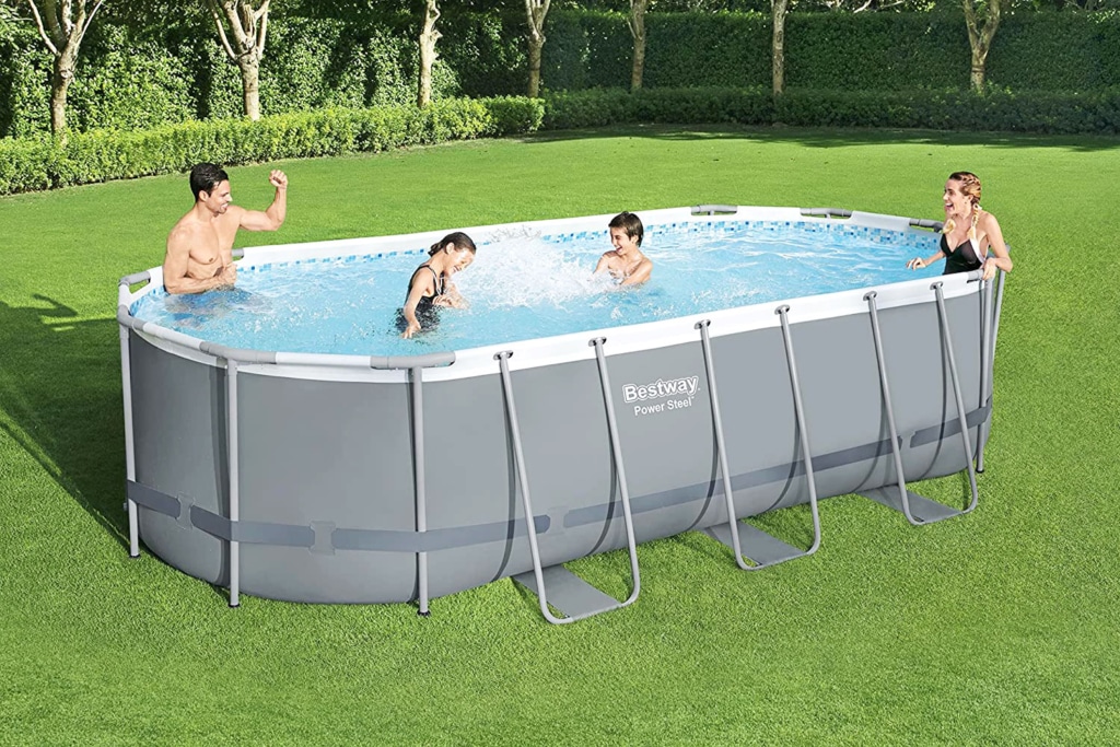 Bestway Power Steel Frame 549 x 274 x 122 cm - Komplettset | Poolpanda