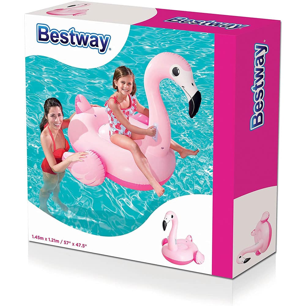 Verkaufsverpackung des Bestway Pink Flamingo 41099