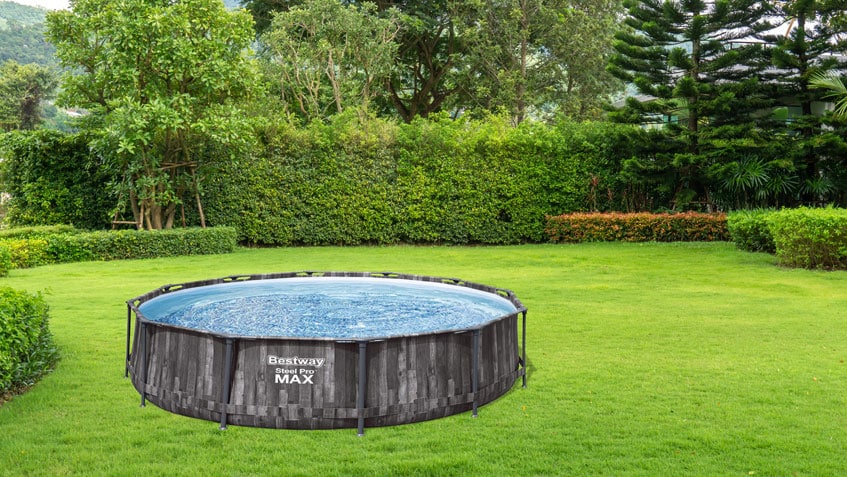 5616A Bestway Frame Pool 366x100 cm im Garten