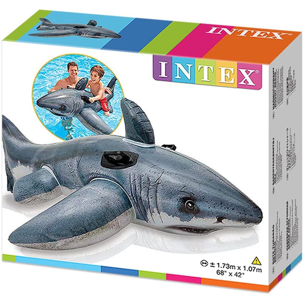 Verkaufsverpackung des Intex Great White Shark 58152