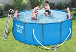 56+ Pool 122 Tief Mit Sandfilteranlage, Mit dem hochwertigen exit