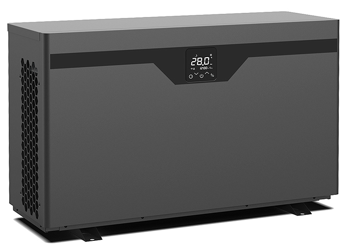 Miganeo Sirius Full Inverter Pool Wärmepumpe von schräg vorne
